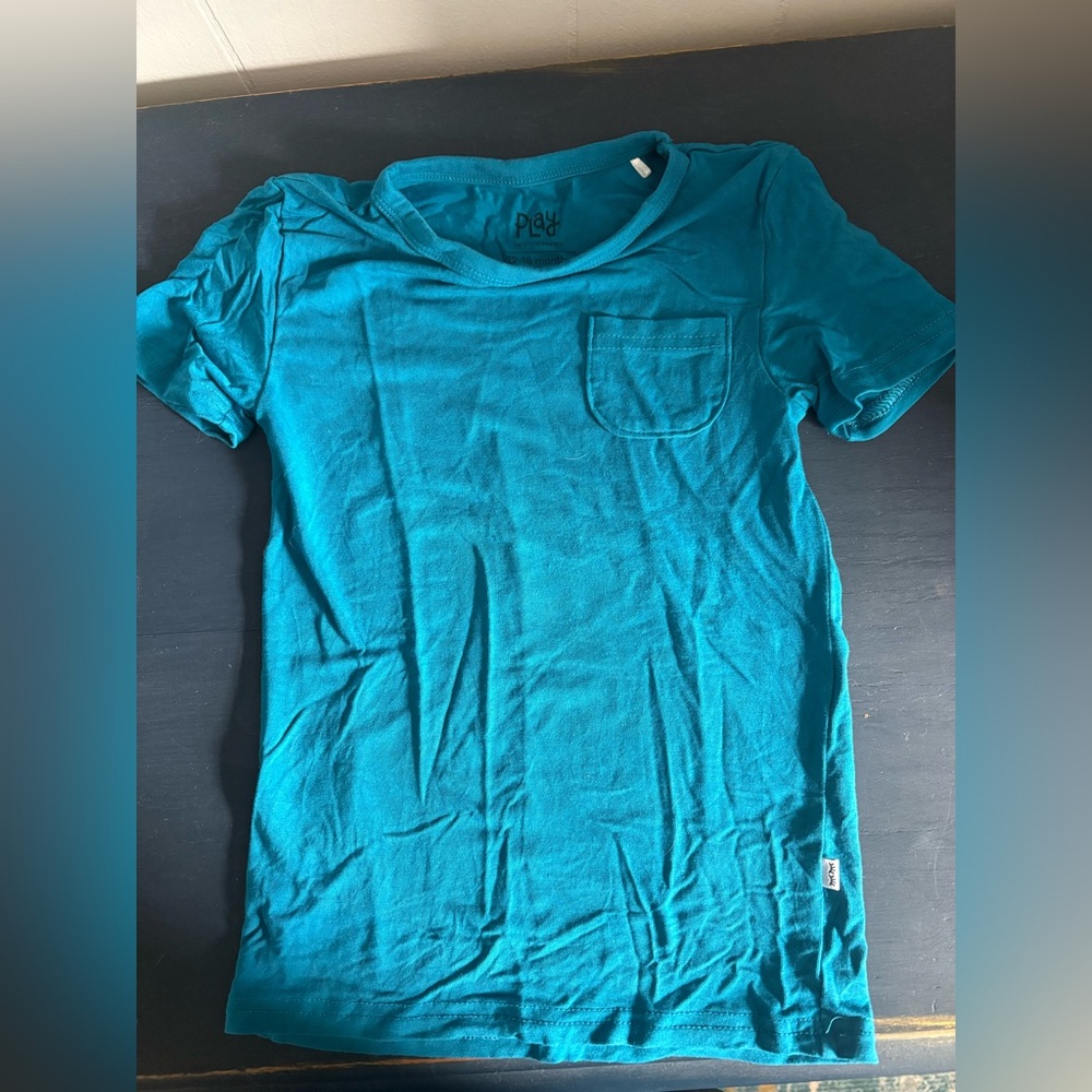 Little Sleepies Turquoise Short Sleeve Tee